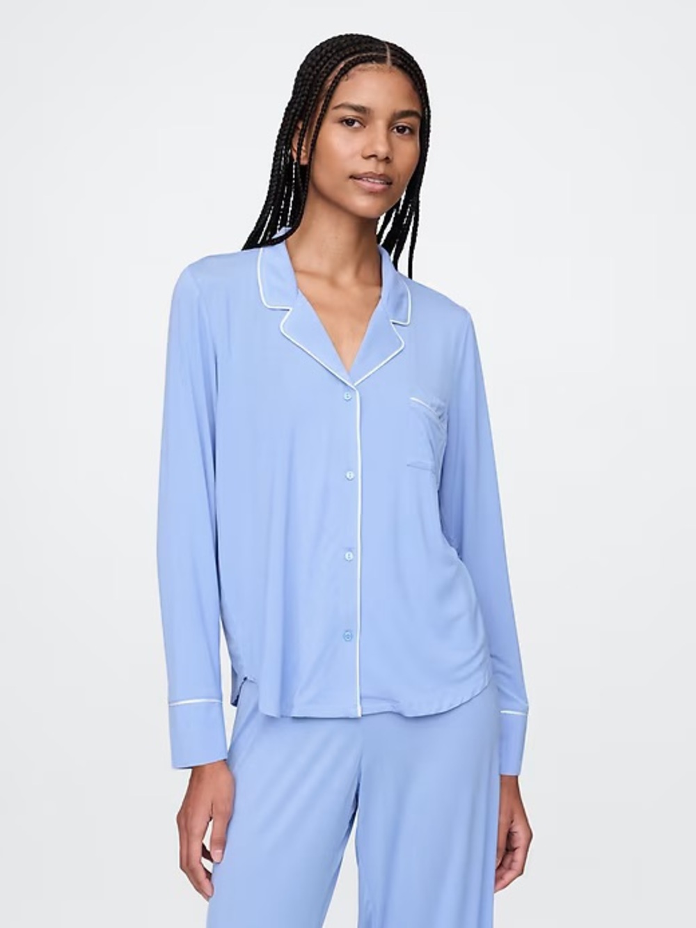 Gap | Women’s Blue SoftMade Modal Pajama Set